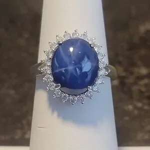 Vintage Lindy Star Sapphire Ring Stauer Jewelry Stauer Lindy Star